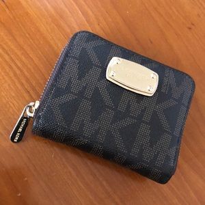 Authetic Brown & Gold MK wallet